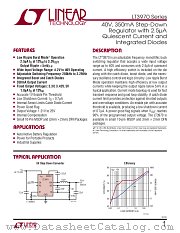 LT3970-Series datasheet pdf Linear Technology